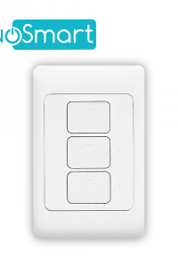 SWITCH APAGADOR WIFI 2.4 GHZ DUOSMART A30  DE 3 UNIDADES COMPATIBLE CON ALEXA Y GOOGLE HOME CON TEMPORIZADORES COMPATIBLE CON APP DUOSMART