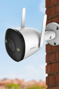 IMOU Bullet 2 (IPC-F22FEN-0280B-imou) - Camara IP Bullet Wifi de 2 Megapixeles/ Full Color/ Disuasion Activa con Estrobo y Sirena Integrados/ 108 Grados/ 30 Mts de IR/ H.265/ IP67/ Audio/Microfono Integrado/ Deteccion de Humanos/ Ranura para MicroSD/