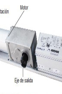 YLI YAD200SWPULL - Operador automático de puerta con brazo de apertura exterior de 90 grados de 3 a 7 segundos, funcionamiento de 100V a 240V de CA
