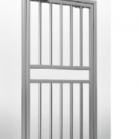 SAXXON MVSA1 - Puerta de cortesia / Altura completa 2.2 metros / Boton liberador / Sobre pedido