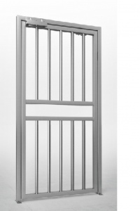 SAXXON MVSA1 - Puerta de cortesia / Altura completa 2.2 metros / Boton liberador / Sobre pedido