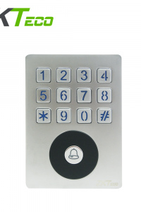 CONTROL DE ACCESO PARA EXTERIOR SKW-H2 ID ZKTECO ALMACENA HASTA 5,000 TARJETAS 125KHz o 5,000 CONTRASEÑAS/ RELEVADOR PARA CONTROLAR UNA PUERTA OPERA DOS MODOS DE TRABAJO STANDALONE Y COMO LECTOR WIEGAND PARA PANELES INBIO