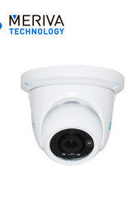 CAMARA IP DOMO MERIVA TECHNOLGY MFD200SF4 / H.264 / 2MP / 3.6MM / 20M IR / STARLIGHT / IP66 / METALICA / POE / 12VDC
