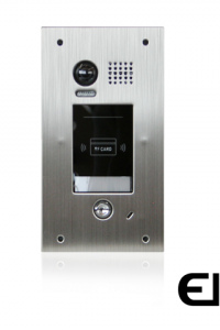 FRENTE DE CALLE CON PROXIMIDAD ELIKON EVD2-65OU CON CÁMARA INTEGRADA ES COMPATIBLE CON EL KIT EVD2-40KIT, PERMITE EL CONTROL DE ACCESO EN UNA PUERTA