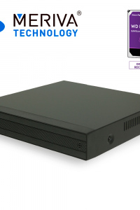 NVR H.265 8 CANALES IP 5MP MERIVA TECHNOLOGY MNVR-1688-8P / 8 POE / ONVIF / SALIDA 1 HDMI + 1 VGA SIMULTANEAS / P2P CLOUD / SO. N9000 / 1DD