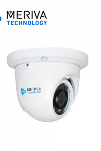CAMARA IP DOMO MERIVA TECHNOLGY MFD200SF4 / H.264 / 2MP / 3.6MM / 20M IR / STARLIGHT / IP66 / METALICA / POE / 12VDC