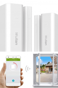 WULIAN DOORDETECTOR - Contacto Magnético Inteligente para Puerta o Ventana / Zigbee / Envía Alertas con cada Evento de Intrusión y Vincula con otros Dispositivos Wulian.