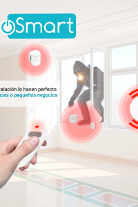 KIT ALARMA INALAMBRICA DUOSMART C20 COMUNICACION DUAL WIFI 2.4 GHZ RF 433.92 INCLUYE 1 PANEL 1 PIR 1 MAGNETO 1 LLAVERO **COMPATIBLE CON SENSORES DUOSMART C**