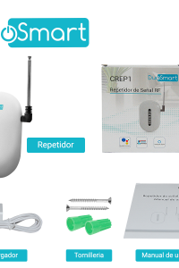 REPETIDOR DE SEÑAL RF 433.92 DUOSMART CREP1 **COMPATIBLE CON PANELES Y SENSORES SERIE C**