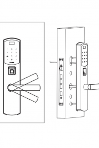 WULIAN SMARTBERNLOCK - Cerradura Biometrica Inteligente / Password / Huella Digital / Genere Usuarios Temporales y limite el Tiempo de Acceso