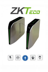 ZKTECO FBL300 - Barrera Peatonal Retraible / Bidireccional / Acero SUS304 / Aleta de Acrílico / 110V / 35 Personas x Min / Carril 60 cm / Exterior Protegido / 2 millones de Ciclos / Infrarrojos de Seguridad / No cuenta con Lectores y Panel