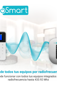 REPETIDOR DE SEÑAL RF 433.92 DUOSMART CREP1 **COMPATIBLE CON PANELES Y SENSORES SERIE C**