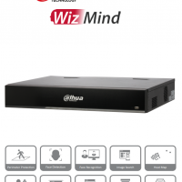 DAHUA NVR5432-16P-I - NVR de 32 canales IP/ WizMind/ H.265+/ 320 Mbps de Rendimiento/ 4 Bahias de Disco Duro/ 16 Puertos Poe/ 4 Canales de Reconocimiento Facial/ 16 Canales de Protección Perimetral/ #Proyectos