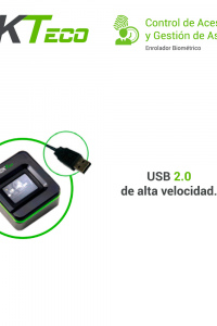 ENROLADOR BIOMETRICO USB ZKTECO SLK20R COMPATIBLE CON ZKACCESS3.5, BIOSECURITY, BIOACCESS, BIOTIME PRO REGISTRA HUELLAS CON TECNOLOGIA SILKID *SDK SIN COSTO*