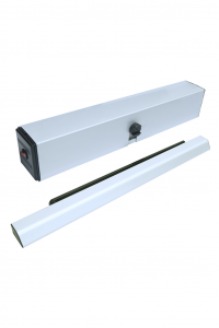 YLI YAD200SWPULL - Operador automático de puerta con brazo de apertura exterior de 90 grados de 3 a 7 segundos, funcionamiento de 100V a 240V de CA