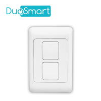 SWITCH APAGADOR WIFI 2.4 GHZ DUOSMART A20  DE 2 UNIDADES COMPATIBLE CON ALEXA Y GOOGLE HOME CON TEMPORIZADORES COMPATIBLE CON APP DUOSMART