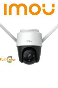 Imou Cruiser (IPC-S22FN-0360B-imou)- Camara IP PT Wifi de 2 Megapixeles/ Lente de 3.6mm/FullColor/ IR 30 Mts/ Sirena y Luz Blanca/ H.265/ Detección de Humanos/ Zoom Digital de 16x/ Autotracking/ Ranura MicroSD/ Onvif/