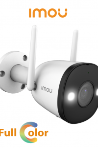 IMOU Bullet 2 (IPC-F22FEN-0280B-imou) - Camara IP Bullet Wifi de 2 Megapixeles/ Full Color/ Disuasion Activa con Estrobo y Sirena Integrados/ 108 Grados/ 30 Mts de IR/ H.265/ IP67/ Audio/Microfono Integrado/ Deteccion de Humanos/ Ranura para MicroSD/