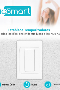 SWITCH APAGADOR WIFI 2.4 GHZ DUOSMART A10  DE 1 UNIDAD COMPATIBLE CON ALEXA Y GOOGLE HOME CON TEMPORIZADORES COMPATIBLE CON ESCENAS DE AUTOMATIZACION EN CONJUNTO CON OTROS DISPOSITIVOS