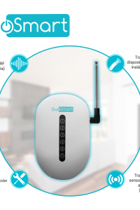 REPETIDOR DE SEÑAL RF 433.92 DUOSMART CREP1 **COMPATIBLE CON PANELES Y SENSORES SERIE C**