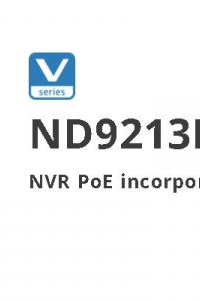VIVOTEK ND9213P - Grabador NVR 4 Canales/ 1 Bahia/ 4 puertos PoE FE RJ45 /1 puerto FE RJ45/ 1 puerto HDMI 4K/ 1 puerto VGA/ Ciberseguridad Trend Micro/ Control de Aforo/ Smart VCA Search/ Gestion PoE/ App Vivocloud/ Centralizacion VAST 2/NDAA/ONVIF