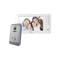 Videoportero a color de 7" (monitor y frente de calle), Manos libres/Expandible a un total de 3 monitores