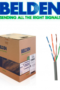 BELDEN 1583A008U1000 - Cable UTP / 4 Pares / Categoria 5E / 24 AWG / 305 Metros / 100% Cobre / Color gris/