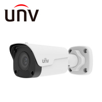 CAMARA IP MINI BULLET ULTRA265 UNV IPC2128LR3-DPF28M-F / 8MP LENTE FIJO DE 2.8MM / 12VDC & POE / WDR 120DB / IP67 / 30M IR / METALICA / ANALITICAS HUMAN BODY DETECTION (SERIE EASY)