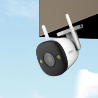 IMOU Bullet 2 (IPC-F22FEN-0280B-imou) - Camara IP Bullet Wifi de 2 Megapixeles/ Full Color/ Disuasion Activa con Estrobo y Sirena Integrados/ 108 Grados/ 30 Mts de IR/ H.265/ IP67/ Audio/Microfono Integrado/ Deteccion de Humanos/ Ranura para MicroSD/