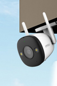 IMOU Bullet 2 (IPC-F22FEN-0280B-imou) - Camara IP Bullet Wifi de 2 Megapixeles/ Full Color/ Disuasion Activa con Estrobo y Sirena Integrados/ 108 Grados/ 30 Mts de IR/ H.265/ IP67/ Audio/Microfono Integrado/ Deteccion de Humanos/ Ranura para MicroSD/