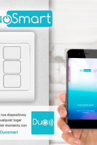 SWITCH APAGADOR WIFI 2.4 GHZ DUOSMART A30  DE 3 UNIDADES COMPATIBLE CON ALEXA Y GOOGLE HOME CON TEMPORIZADORES COMPATIBLE CON APP DUOSMART