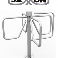 SAXXON TS GE - Torniquete mecánico de giro manual /Brazo tipo mariposa / UN IDIRECCIONAL / Acero inoxidable / Sobre pedido
