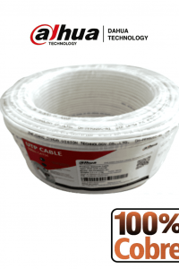 DAHUA DH-PFM920I-5EUN-C-V2-100 - Bobina de 100 Mts de Cable UTP Cat5e/ 100% Cobre/ Color Blanco/ Ideal para Video y Redes/