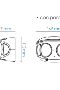 VIVOTEK MS9390-HV - Camara IP Panoramica 180º de exterior 8 Megapixeles, 4K, Luz IR 20mts, WDR Pro, Visión SNV, Smart Motion, Ciberseguridad Trend Micro, Microfono Integrado, Smart stream III, Protección IP66, IK10, ONVIF