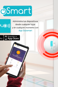 KIT ALARMA INALAMBRICA DUOSMART C20 COMUNICACION DUAL WIFI 2.4 GHZ RF 433.92 INCLUYE 1 PANEL 1 PIR 1 MAGNETO 1 LLAVERO **COMPATIBLE CON SENSORES DUOSMART C**