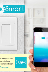 SWITCH APAGADOR WIFI 2.4 GHZ DUOSMART A10  DE 1 UNIDAD COMPATIBLE CON ALEXA Y GOOGLE HOME CON TEMPORIZADORES COMPATIBLE CON ESCENAS DE AUTOMATIZACION EN CONJUNTO CON OTROS DISPOSITIVOS
