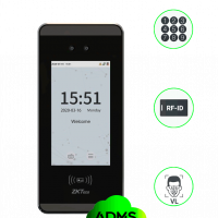 ZKTECO MINIACPLUS - Control de Acceso y Asistencia Facial Visible Light / 3000 Rostros / 3000 Tarjetas ID 125KHz / ADMS / Bio Time Pro Gratis para 2 relojes y 200 empleados