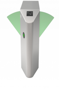 ZKTECO FBL1222 - Barrera Peatonal Central de Aleta / Acero SUS304 / Aleta de Acrílico / 110V / 2 millones de Ciclos / Carril 60 cm / 20 a 30 Personas x Min. / Exterior Protegido / Lectores y Panel InBio260 incluidos