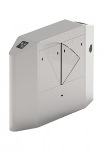 ZKTECO FBL1222 - Barrera Peatonal Central de Aleta / Acero SUS304 / Aleta de Acrílico / 110V / 2 millones de Ciclos / Carril 60 cm / 20 a 30 Personas x Min. / Exterior Protegido / Lectores y Panel InBio260 incluidos