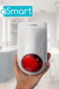 SIRENA INTELIGENTE WIFI 2.4 DUOSMART B20 STANDALONE MONITOREO EN APP DUOSMART  **SOPORTA DISPOSITIVOS RF DUOSMART SERIE C**  20 CONTROLES 60 DISPOSITIVOS EN MODO 24HRS AUDIBLE INTERIORES O PERIMETRALES