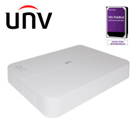 NVR 8MP 8CH / 8 POE UNV NVR301-08LX-P8 / CAPACIDAD 1 DISCO DURO HASTA 10TB TOTAL / 1 SALIDA HDMI 4K Y 1 SALIDA VGA SIMULTANEAS / CARCASA PLASTICA/ POE 300MTS / 64 MBPS / ULTRA265 / ANALITICA SMART INTRUSION PREVENTION IA (SERIE EASY)