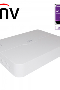 NVR 8MP 8CH / 8 POE UNV NVR301-08LX-P8 / CAPACIDAD 1 DISCO DURO HASTA 10TB TOTAL / 1 SALIDA HDMI 4K Y 1 SALIDA VGA SIMULTANEAS / CARCASA PLASTICA/ POE 300MTS / 64 MBPS / ULTRA265 / ANALITICA SMART INTRUSION PREVENTION IA (SERIE EASY)